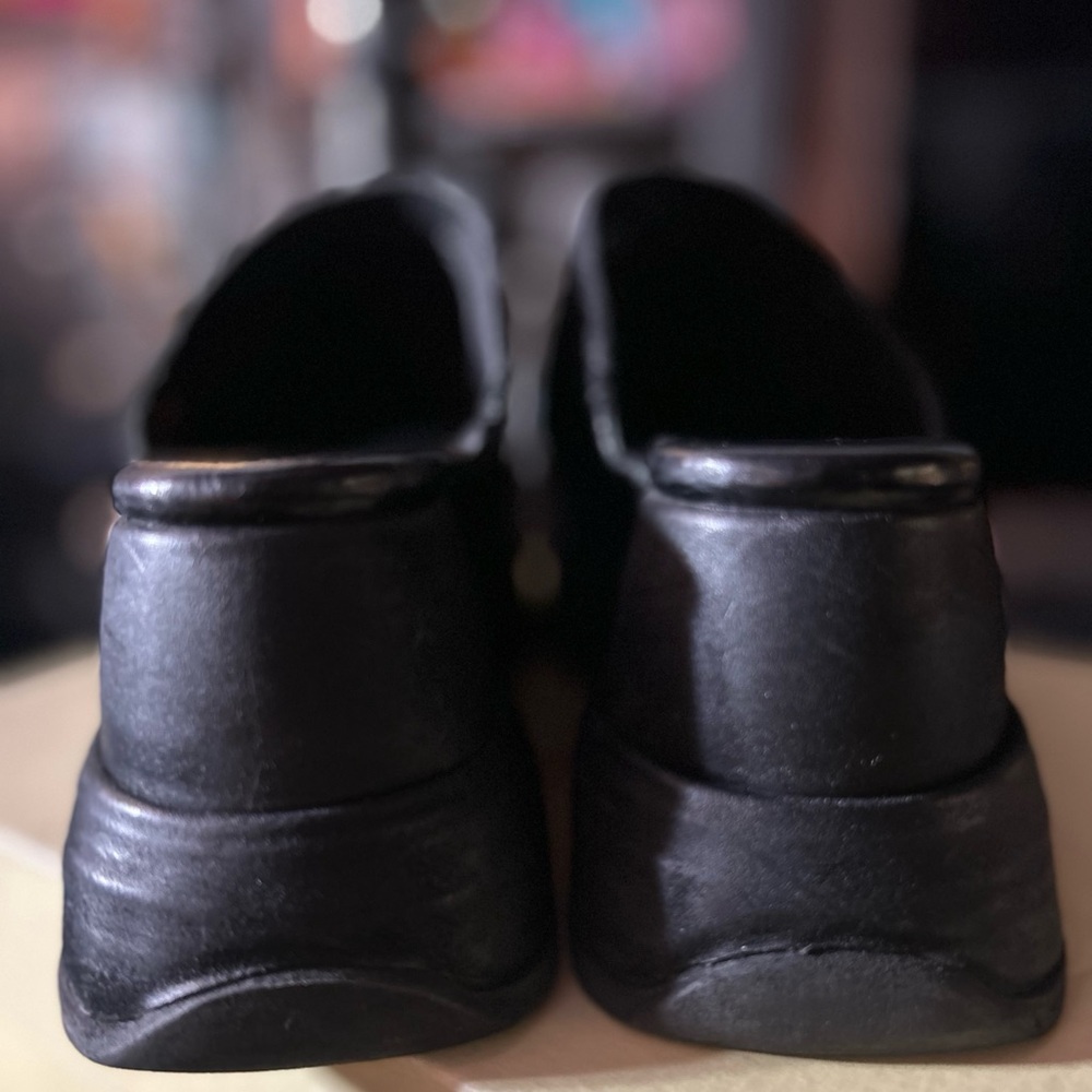 A.S.98 Rafe Wedge Suede Black Slide Sandals. NWOT🌻 Size 37 - Picture 4 of 11
